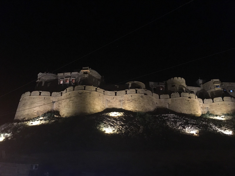 Fort at night 