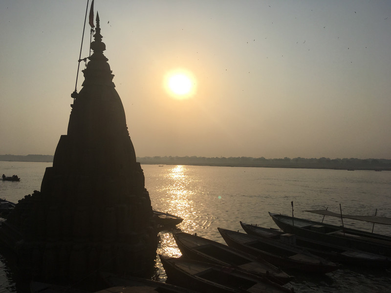 Sunrise on Manikarnika Ghat 