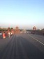 View of India Gate from top of Rajpath 