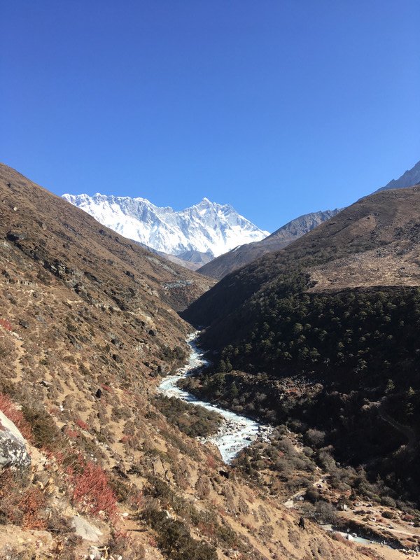 View between Pangboche and Dingboche