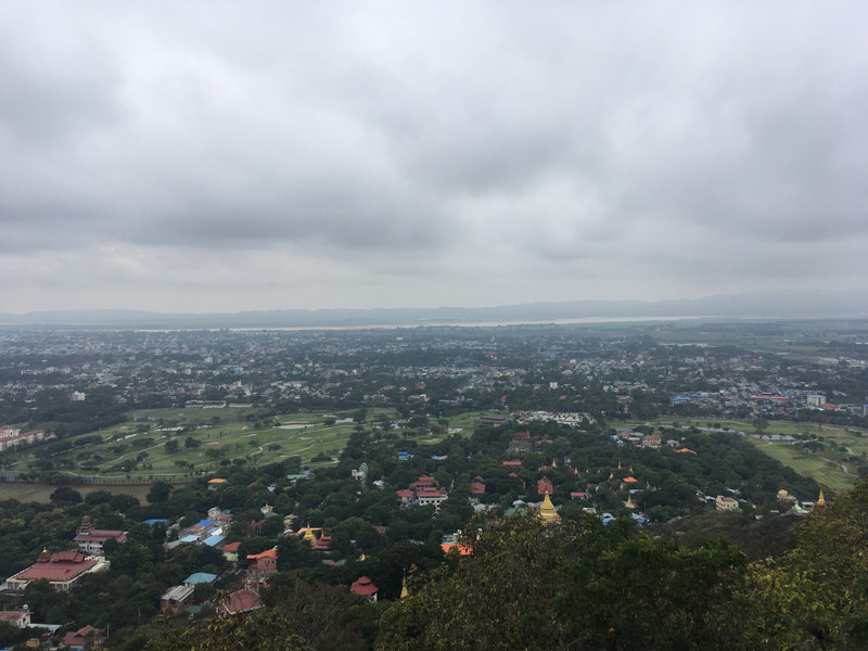 View from Mandalay Hill