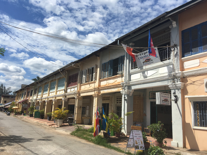 Kampot colonial buildings