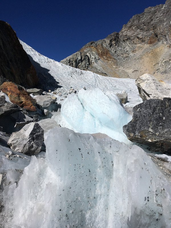 The glacier up to Cho La