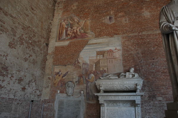 remains of frescoes