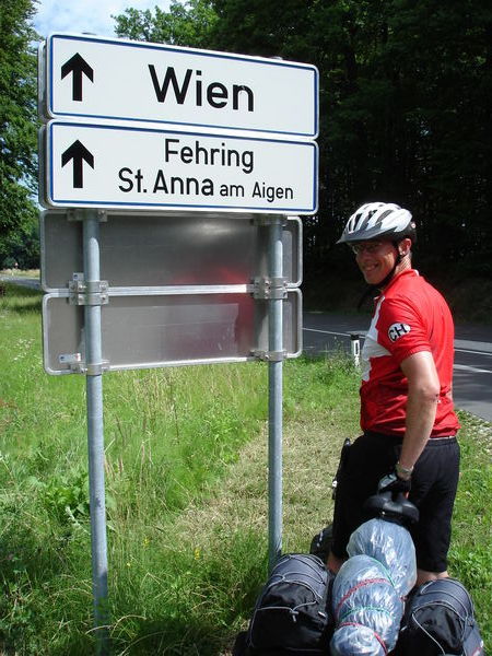 First sign of Vienna (Wien)  