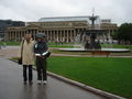 John and Ray in front of Stuttgart Schloss
