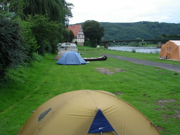 Campsite on the Weser 