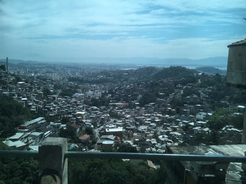 favelas and from Christ the redeemer