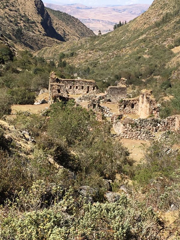 Inca ruins on trek