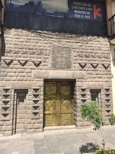 Ornate door and surround Cusco 