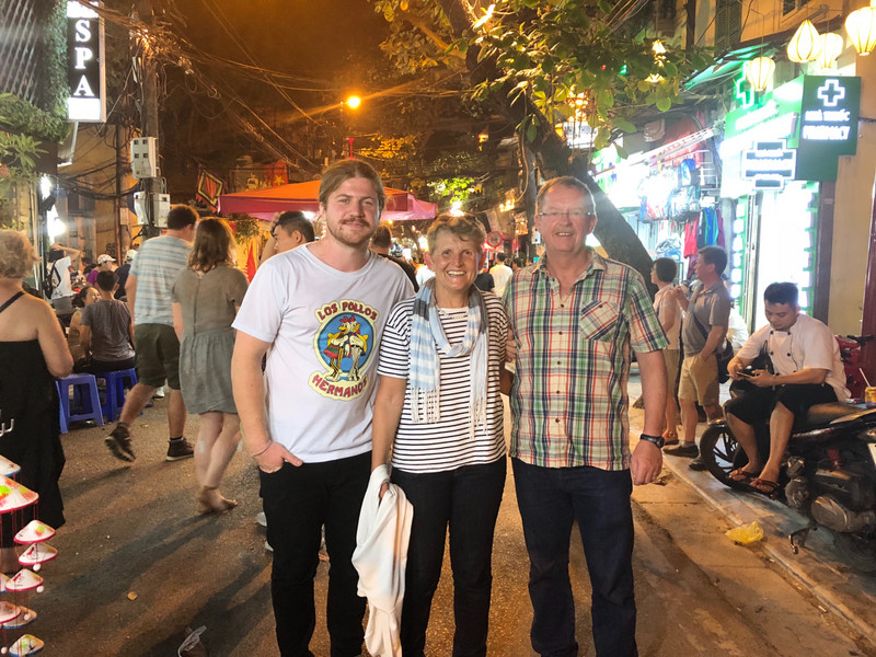 Meeting with Danny in Hanoi