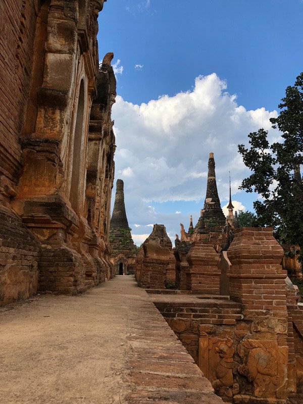 Multiple Stupas 
