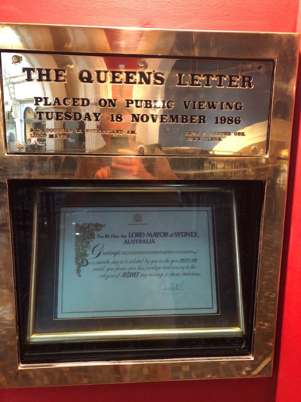 time capsule letter from Queen Elizabeth II