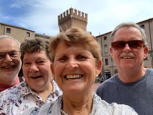 Linda and John in Ferrara 