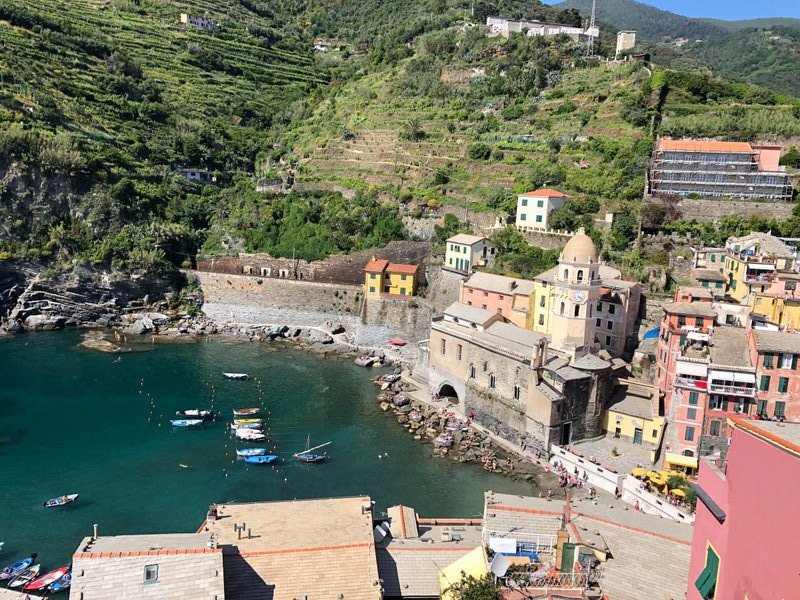 Vernazza near the end of our walk 