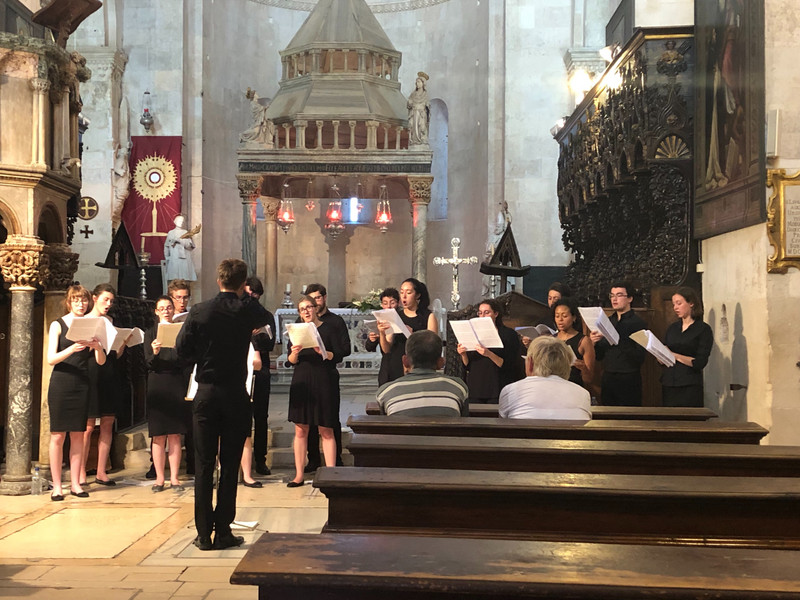 Oxford student choir - Trogir 