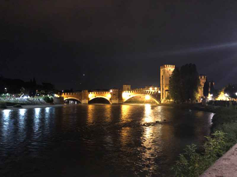Verona at night
