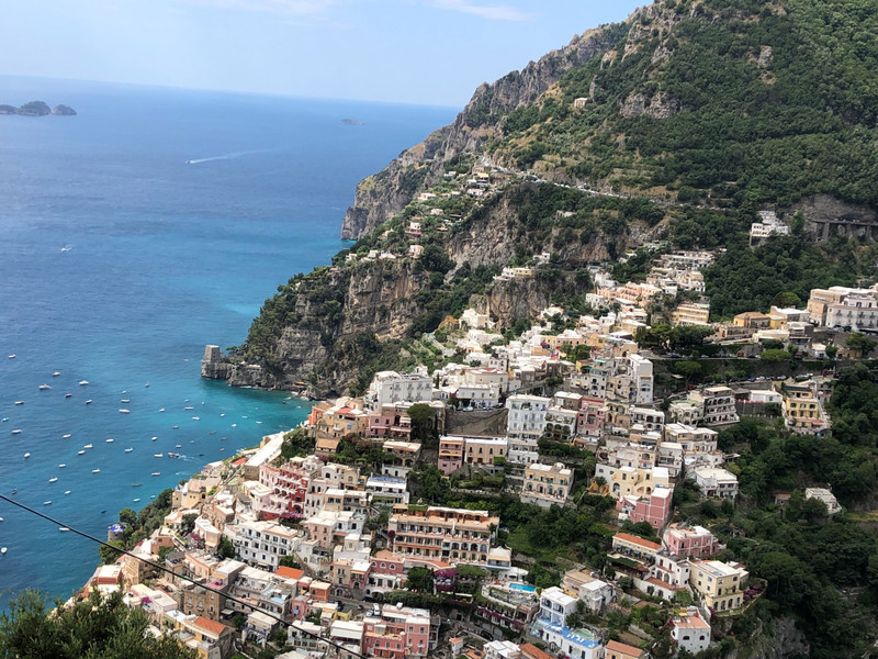 Positano from the Path of the Gods