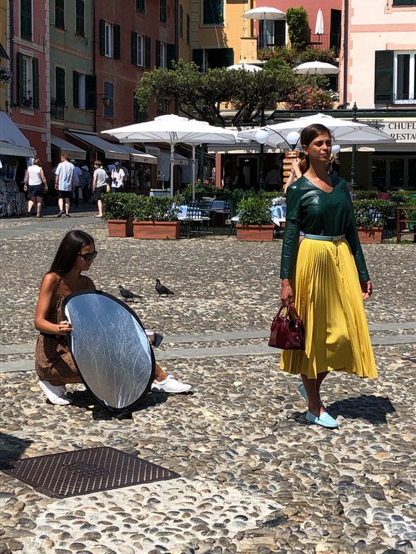 bag modelling in Portofino 