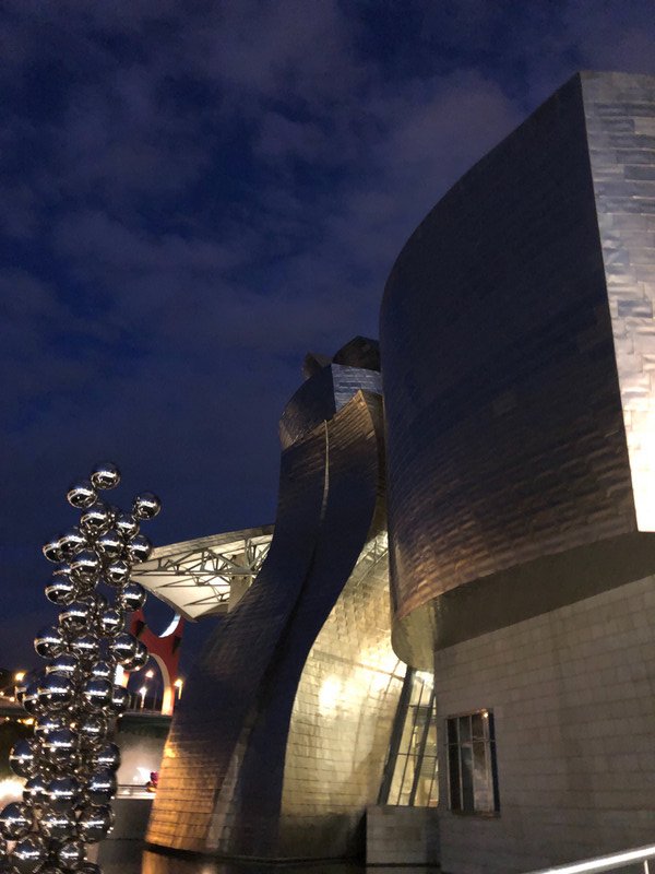 Guggenheim at night