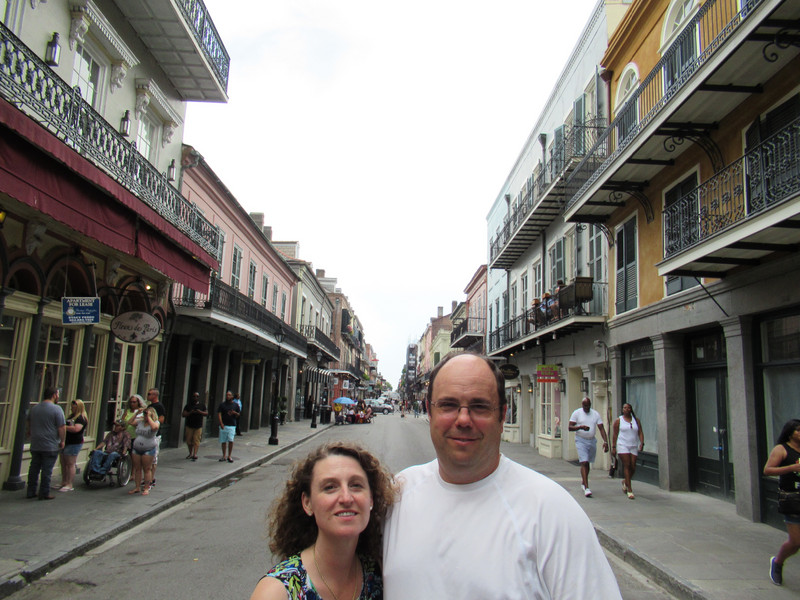 Walking in the French Quarter