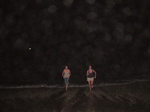 Lydia and Emma getting chased by the Pacific