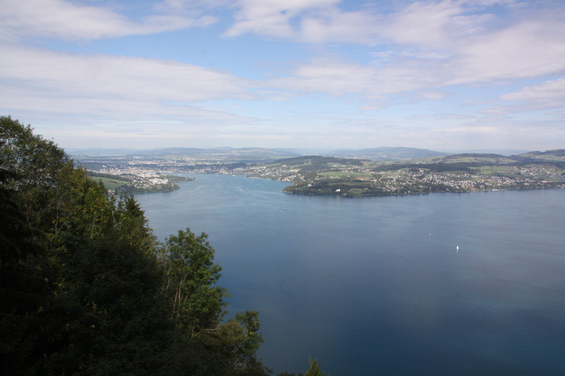 Lake Lucerne and Lucerne from Burgenstock