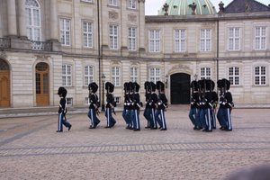 Trooping of the guard - Amalien Castle