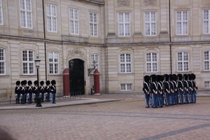 Trooping of the guard - Amalien Castle