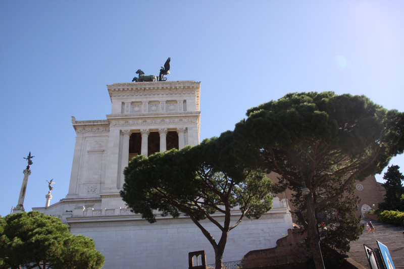 Impressive architecture all through Rome