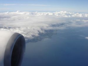 Our first view of New Zealand