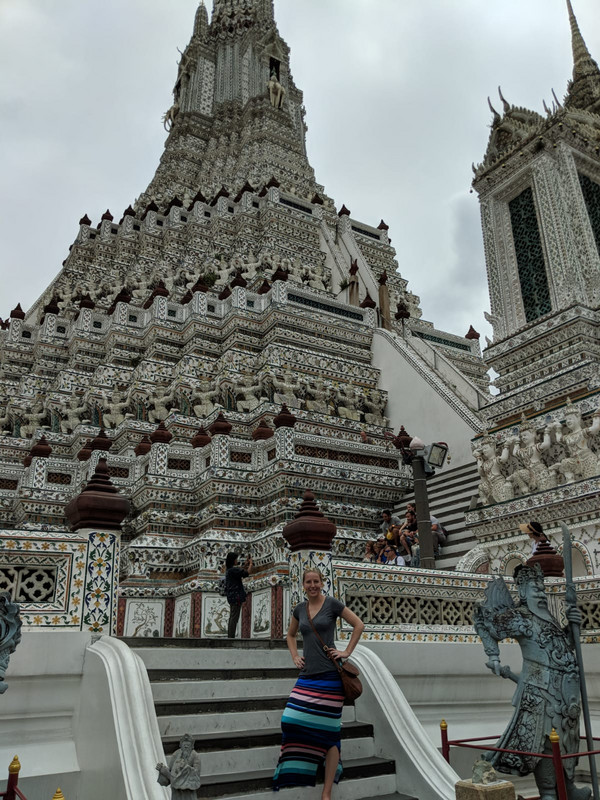 Kristy at Wat Arun