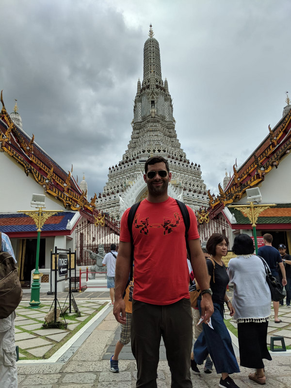 Brad at Wat Arun