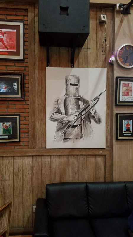 Ned Kelly Portrait at Pads