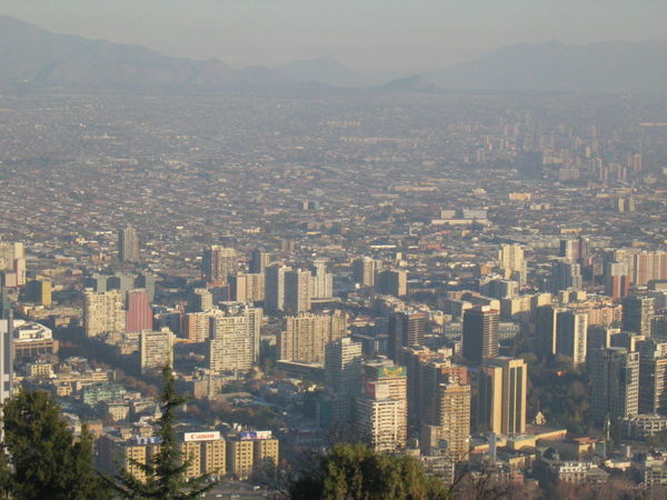 Smoggy Chile Santiago