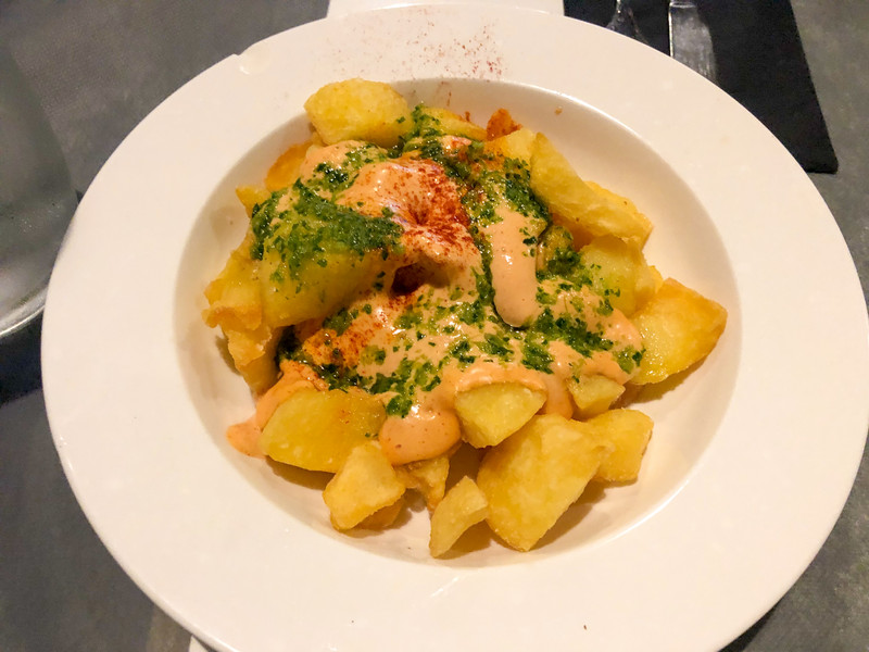 Patata Bravas Tapas - no going wrong with this delicioso thing!