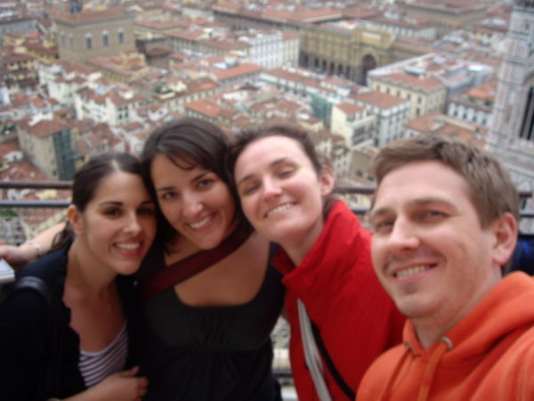 Selfie at the top of the Duomo