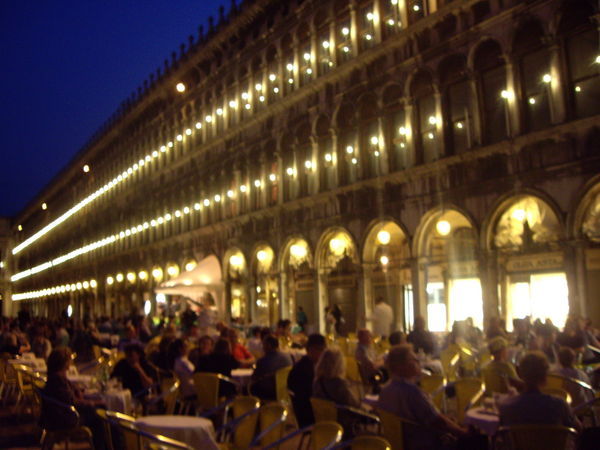 Night time in St Marks Square