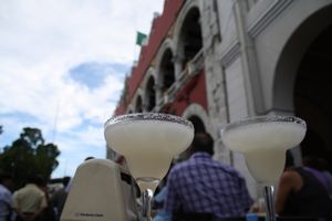 Margaritas in Merida main square