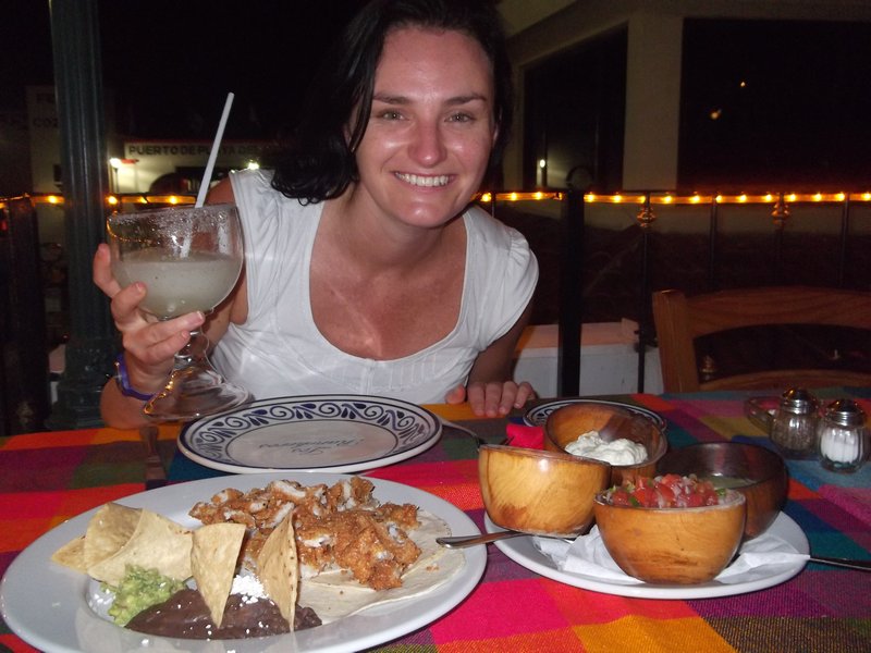 Margaritas & fish tacos in Playa del Carmen