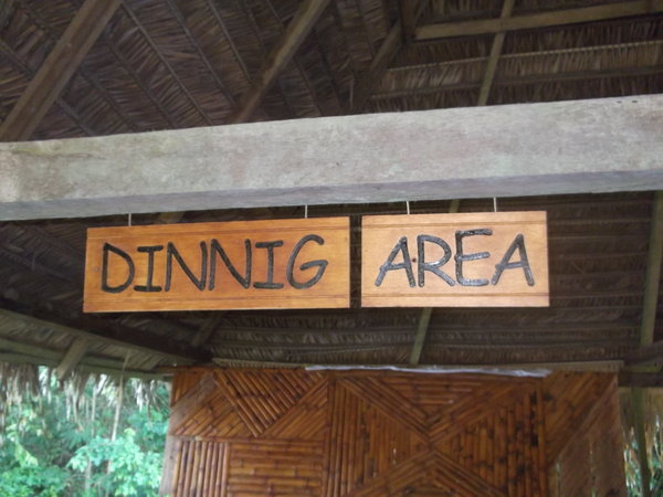 And of course the dinnig area