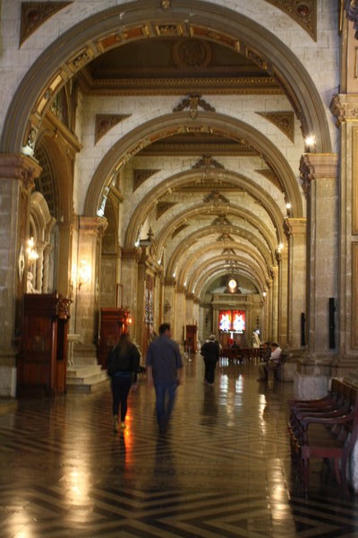Inside the main cathedral