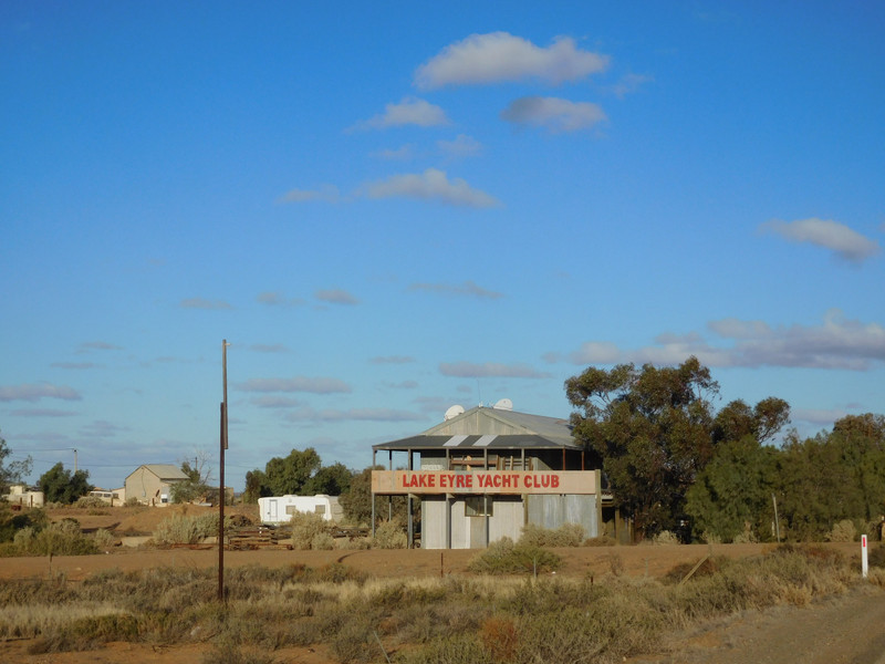 Driving into Marree