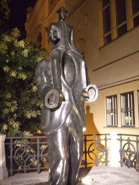Franz Kafka monument