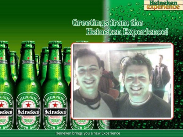 Greetings from the Heineken Experience