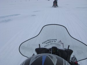 View from the Snowmobiles