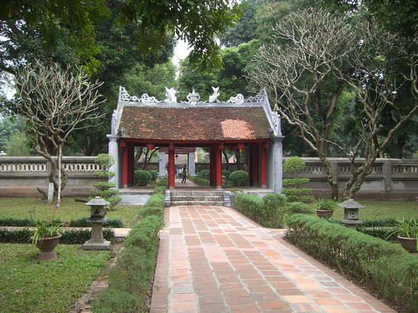 Gate in Temple of Literature
