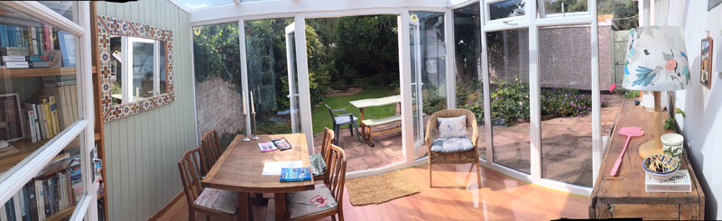 Pano of conservatory (looking out)