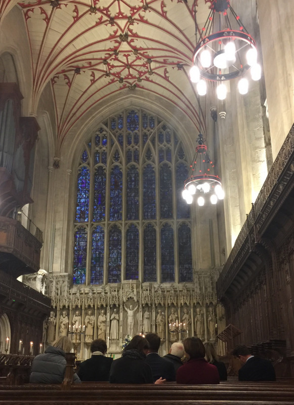 Evensong at the collage chapel
