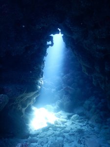 Diving the caverns...